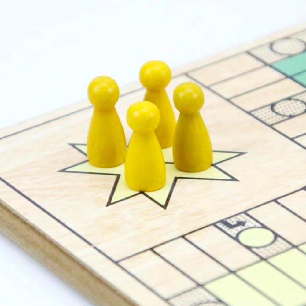 Amazon.co.jp: Toivexa フライングチェスの駒 木製 ゲーム