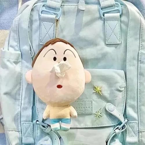 Image of Bear Hugs Shean-Chaen Cartoon Plush Tissue Holder Doll - Multi-Functional Plush Doll with Hidden Tissue Storage, Unique Cartoon Design, Ideal for Kids' Rooms, Car Accessories, or Fun Home Decor