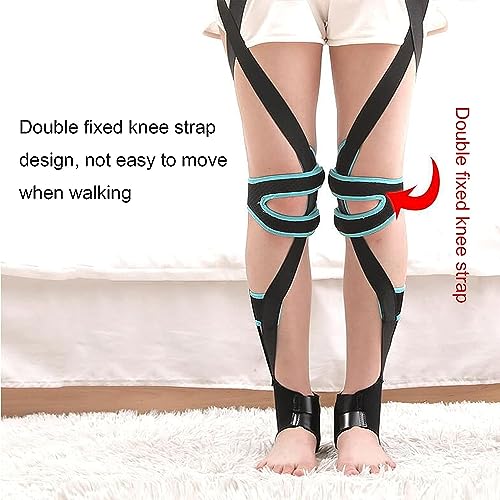 Image of O X Leg Type Correction Belt, Leg Correction Device Posture Corrector Legs, Knock Knees Valgus Deformity Bow Legs Band Straighten Belt for Adult & Kids,M