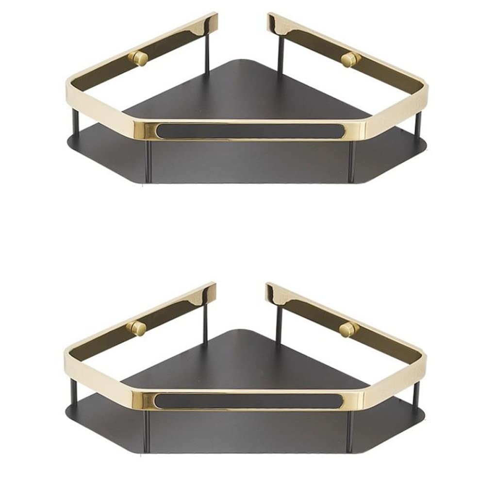 Étagère de rangement murale triangle suspendu bleu XMING douche salle de bain