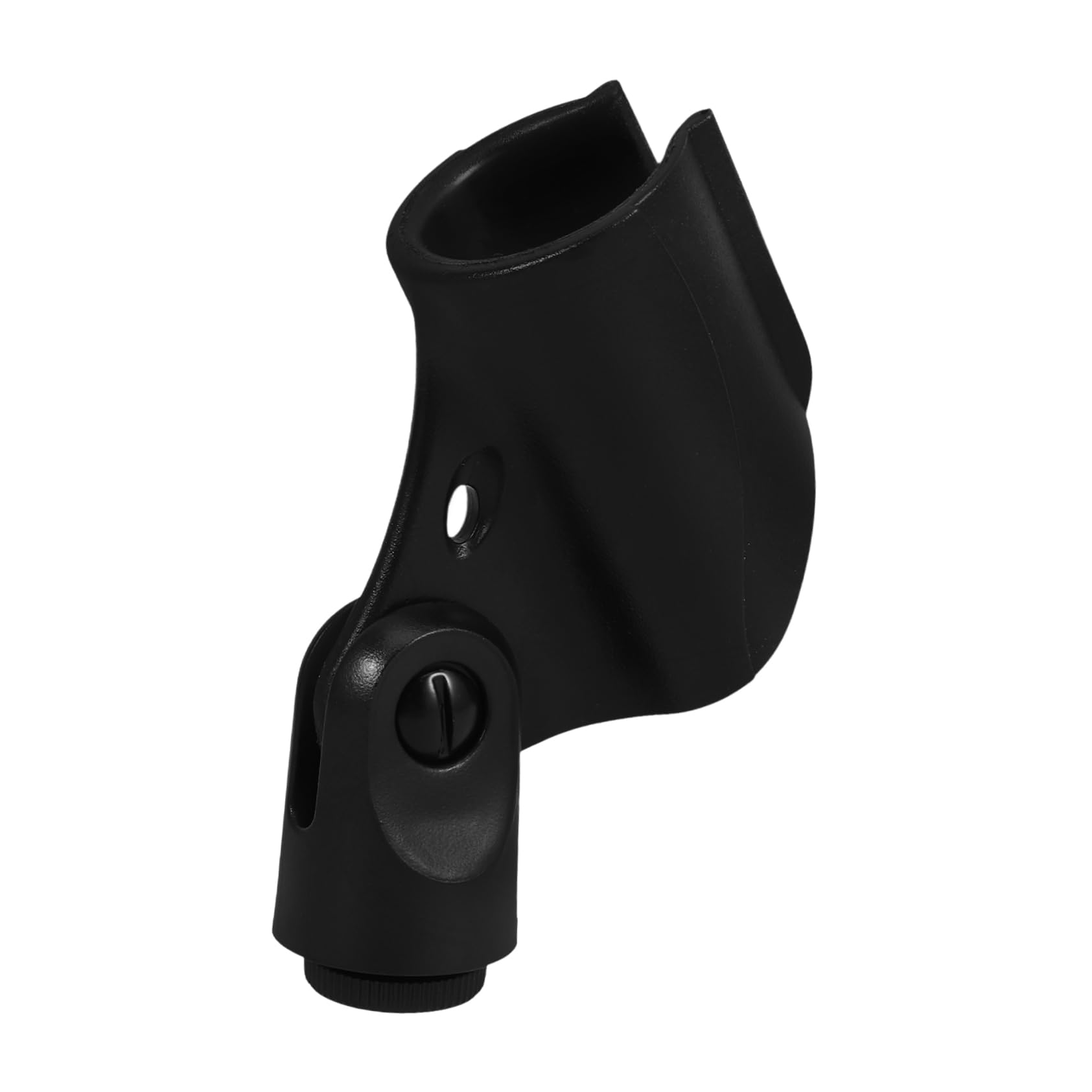 NULYLU Universal Mic Clip Holder Adjustable Microphone Clamp for Mic Stand U-type Microphone Accessory