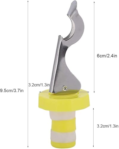 Miniatura 5 de Fydun Paquete de 10 tapones manuales universales para botellas de vino, tapón de sellado al vacío, sellador de vino, accesorios de cocina, amplia