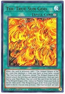 游戏王 英语版 MP22-EN275 The True Sun God 真太阳神 (极度稀有) 1st Edition