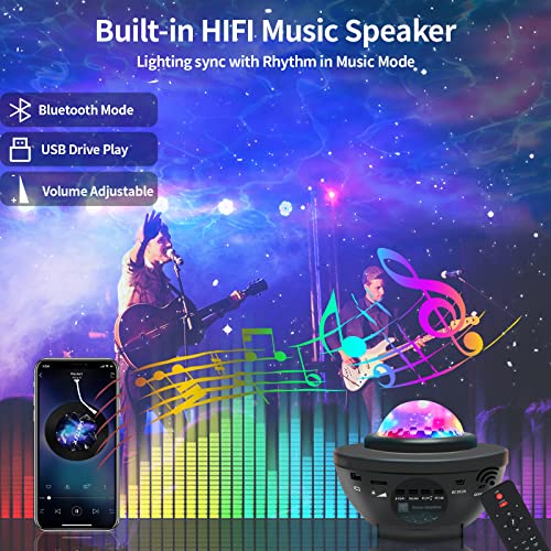 Easeking AE-XXKTY-TMM4 Star Projector Galaxy Light Projector thumb #2