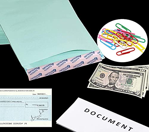 Image of Shuban Business Courier Document Pouch Secure Cloth Lined Catalog Envelopes, Peel & Seal, Designed for Secure Mailing Home, Office, Business, Legal and More (10X8 Inch -50 Pcs)