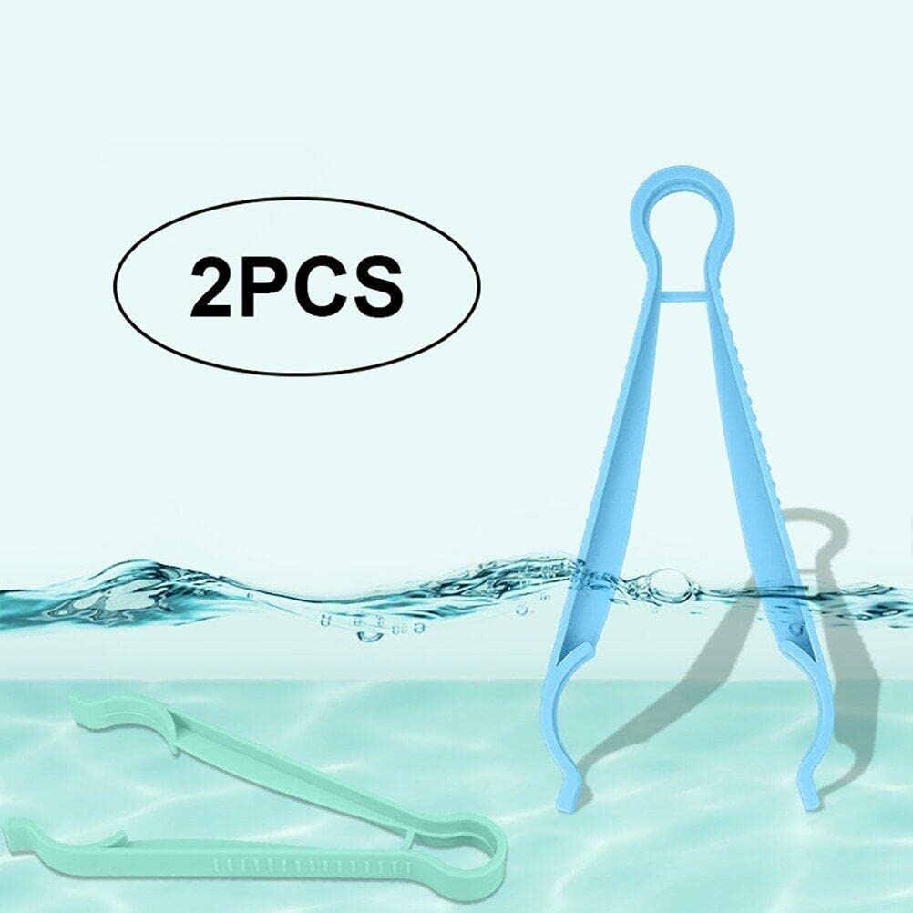 Pinze 2 Pezzi Pinze per Bambini Infantile per Alimentazione per Bambini Morsetto Clip per Biberon per Alimentazione di Latte Morsetto Clip di Ciuccio Anti -Slip