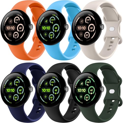[JUNENTER] �o���h Google Pixel Watch 3/4 (45mm) �ƌ݊�������A�\�t�g�V���R�� �X�|�[�c�����X�g���b�v �u���X���b�g Google Pixel Watch 45mm (02-�}���`�J���[)