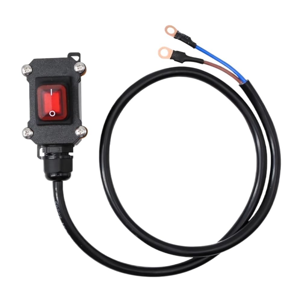 Heavy Duty Motorcycle Disconnect Switch 12V 24V DC Waterproof Power Cut Accessory(100cm)