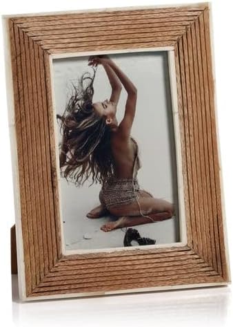 Ribbed Mango Wood Frame