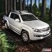 OMAC Top Roof Rack Side Rails for VW Amarok 2010-2020 Gray Aluminium 4 Pcs