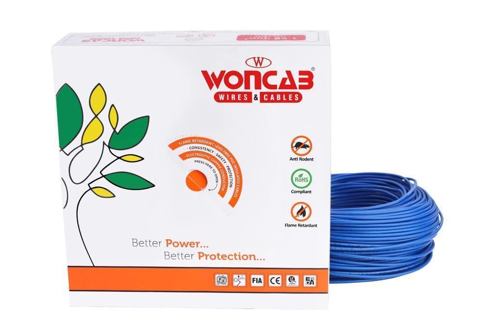 Woncab single core flexible copper wire 0.75 sqmm 90 meter | multi