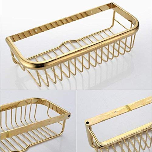 Baño rack doble cesta de pared para evitar caídas de botes en ducha 6