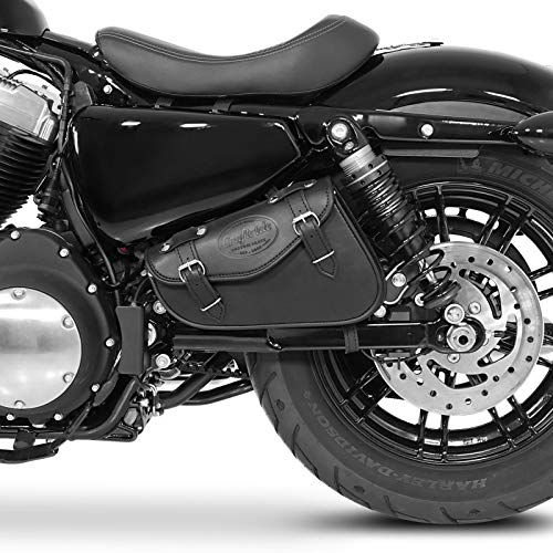 Borsa laterale 3L compatibile con Triumph Bonneville Speedmaster nero Destra
