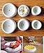 Fondant Drying Moulds 6 Pcs/Set, KOOTIPS Button Shapes Fondant Forming Cups Flower Drying Moulds Flower Cup Holder Cake Decorating Tools