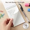 Koogel 6 Pack Pocket Notebooks 3x5 Inch, Mini Top Bound Spiral Notepads, Small College Ruled Memo Pads, 50 Sheets Each, Colorful Small Notebooks for School, Office, Nurse, Work, Notes, 6 Colors