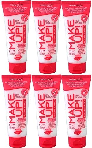 Kit 6 Hidratante Facial Primer Pre-maquiagem Make Up 100g