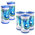 ICEPURE 5 Micron 10" x 4.5" Whole House Water Filter Compatible with GE FXHTC 2 Pack and ICEPURE 5 Micron 10" x 4.5" Whole House Water Filter, Replacement for 3M Aqua-Pure AP810,3PACK