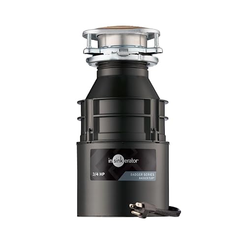 InSinkErator Badger 5XP Garbage Disposal with Power Cord, Badger Series