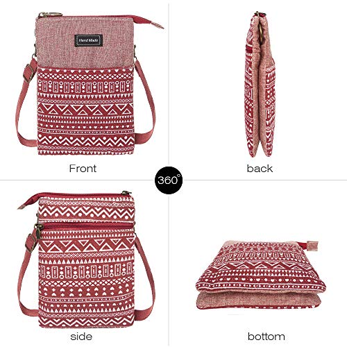 Image of Nylon Crescent Crossbody Bag for Women Men Fanny Pack Crossbody Bag Dumpling Lightweight Travel Sling Bag