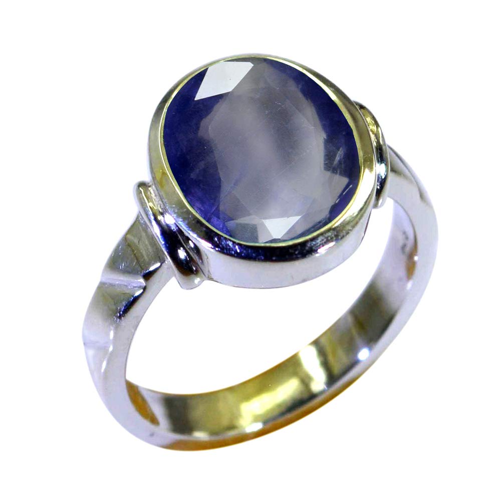 55Carat Choose Your Color Natural Gemstone Sterling Silver Statement Rings Oval Shape Handmade Sizes 5-12…
