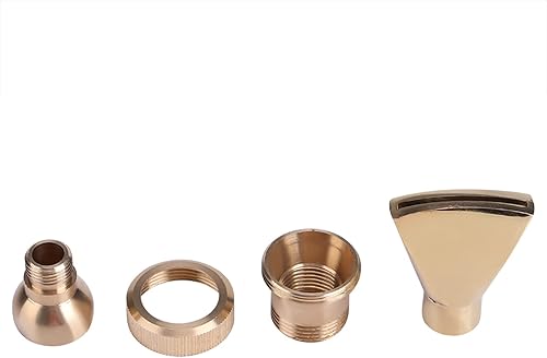 Miniatura 7 de Pilipane Boquilla de fuente, rociador de fuente, 12 DN15 y 34 DN20 de latón en forma de ventilador de fuente de boquilla rociadora para estanque de
