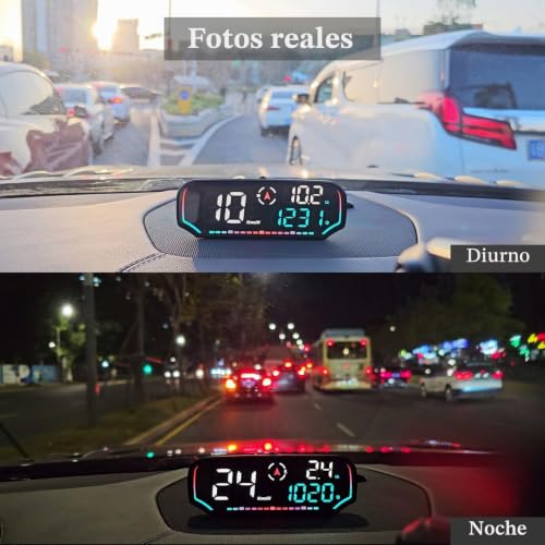Velocímetro GPS digital universal con pantalla frontal HUD para coche 7