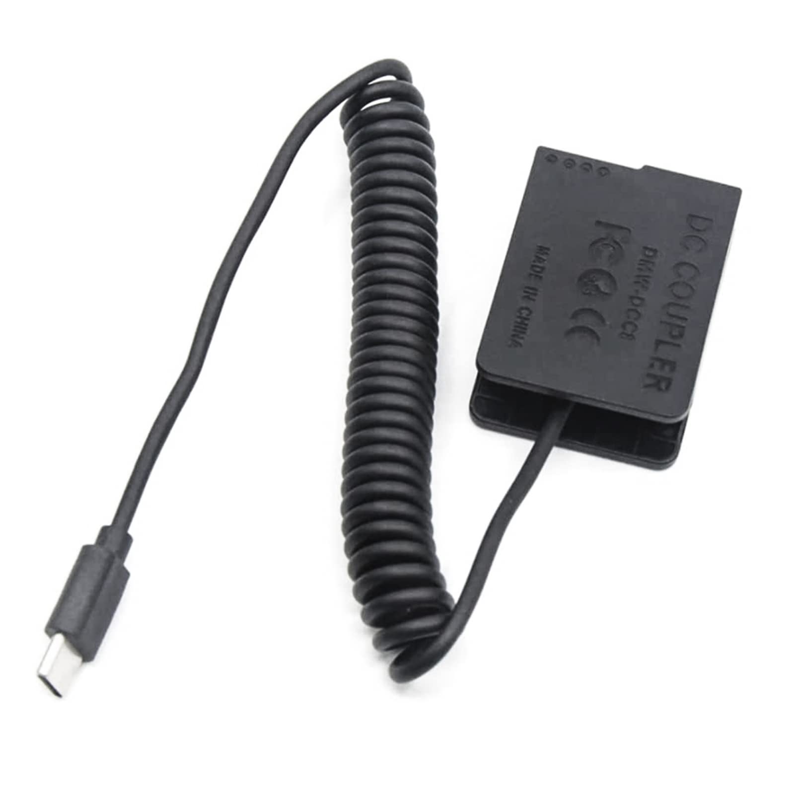 PD Spring Power Connector USB-C Cable DMW-BLC12 Dummy Battery DMW-DCC8 Coupler for Panasonic G6 G7 G80 G81 G85 GX8 G90 G91 G95 G99 FZ1000 FZ2000 FZ2500 Camera