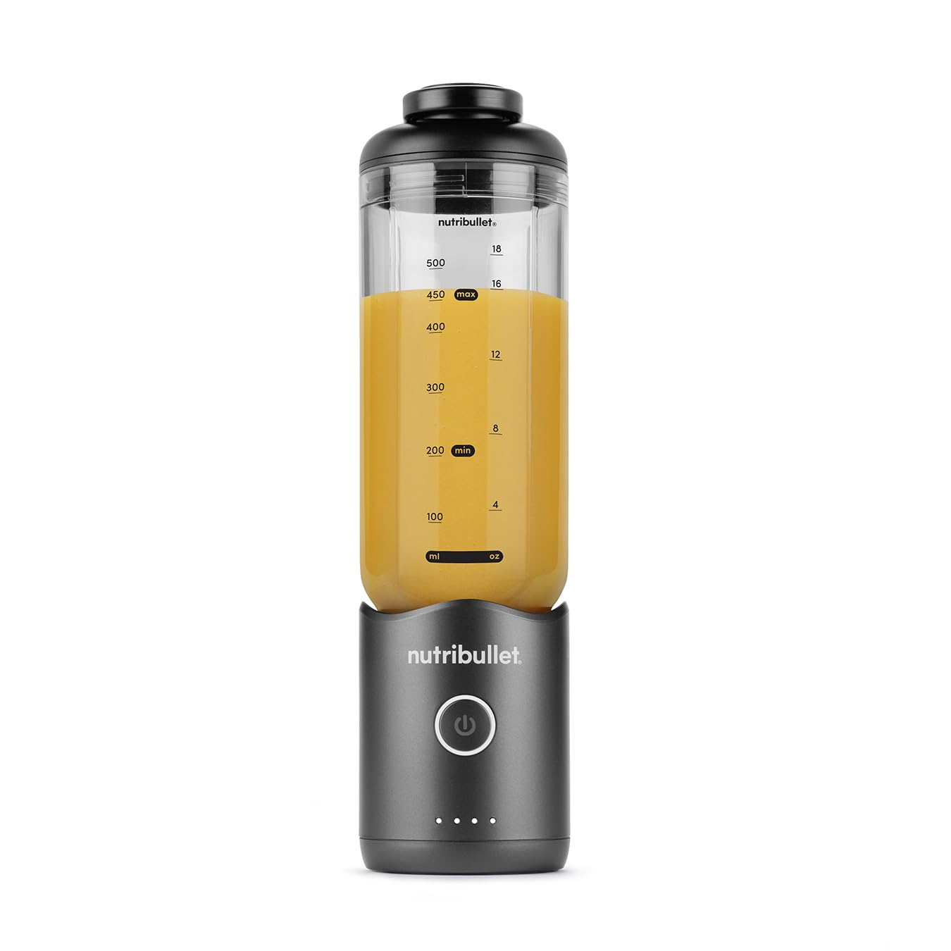 nutribullet Flex Blender en metal, alta capacidad, 500 ml, listo para viajar, cuchillas desmontables, indicador de batería, diseño portátil, elegante y compacto, fácil de mezclar, para batidos y jugos