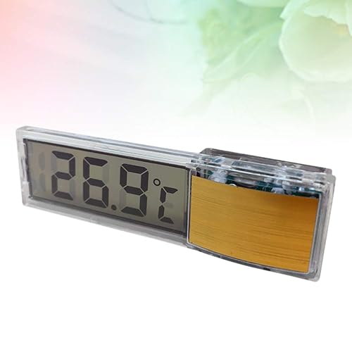 Miniatura 6 de balacoo Termómetro de acuario Termómetro de tanque de peces, temperatura digital de terrario de agua con ventosa para peces reptiles lagarto tortuga