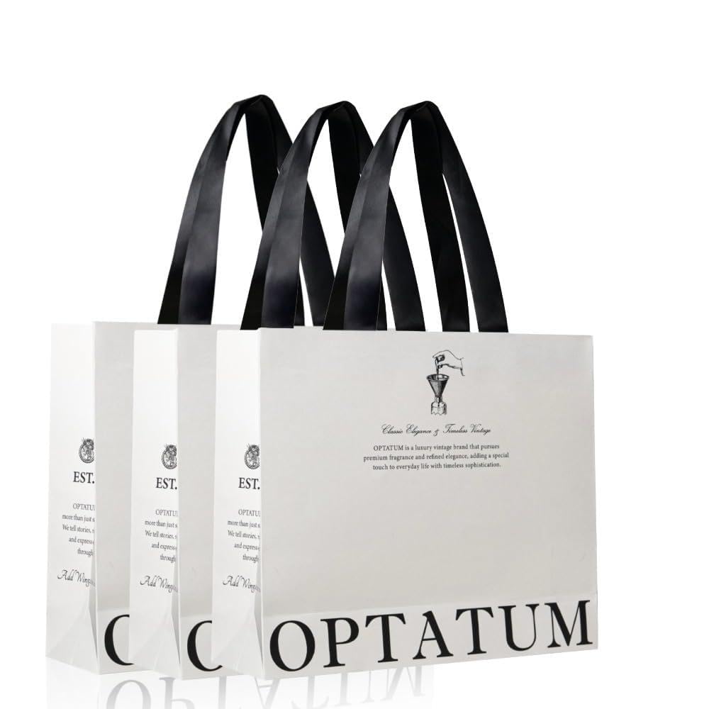 Amazon | OPTATUM ギフトバッグ Mサイズ 3枚入り 手提げ紙袋