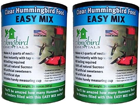 (2 Pack) Songbird Essentials SE629 Clear Hummingbird Nectar, 24 Ounce