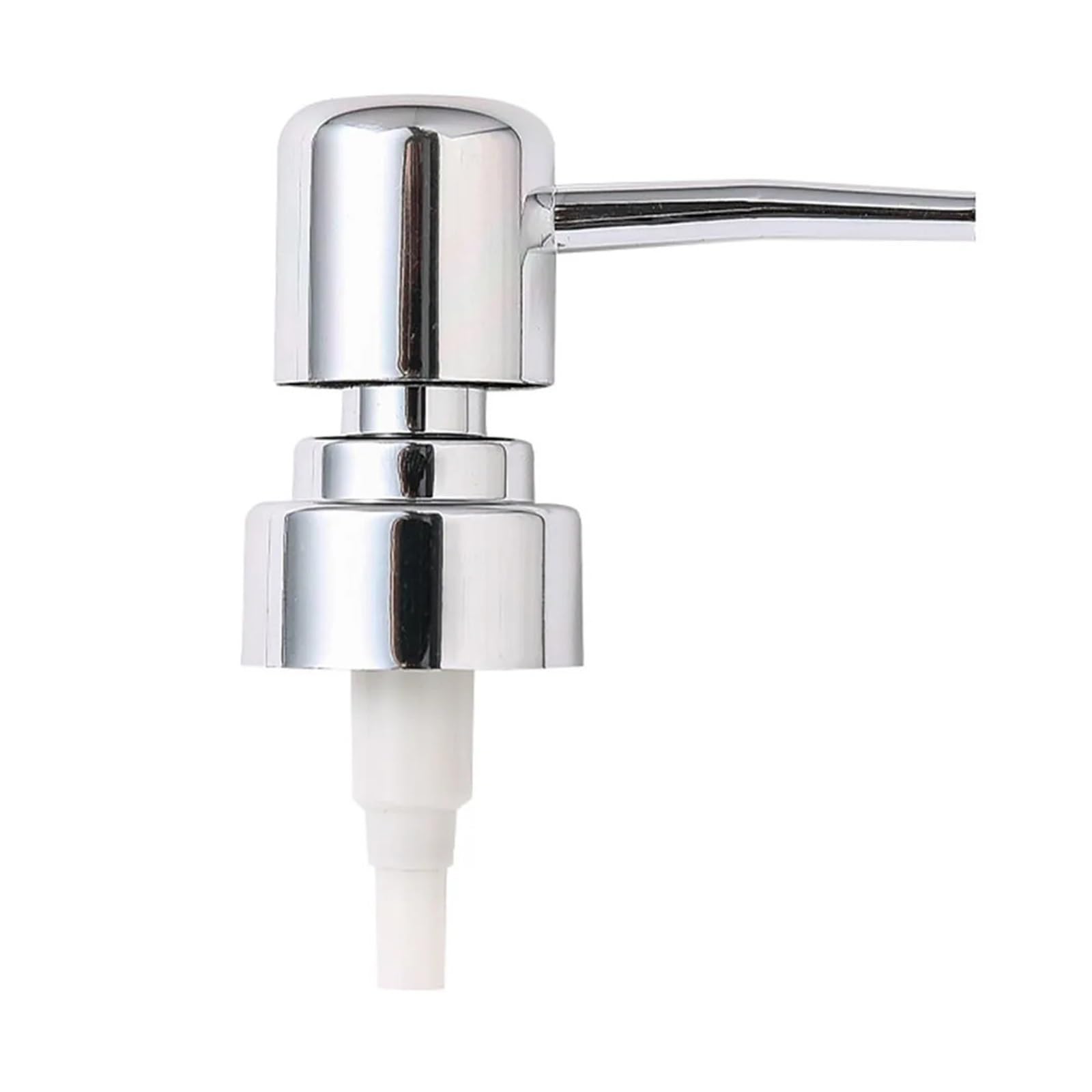Soap Dispenser Pump Head, Replacement Nozzle for Soap Shampoo Bottle(Silver)