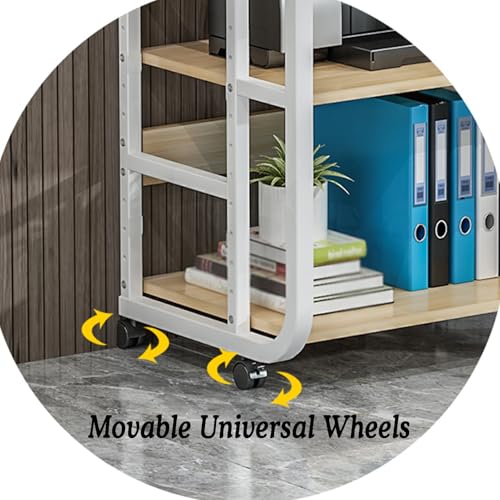 Support de lecteur CD en métal à roulettes pour rangement multimédia - 3