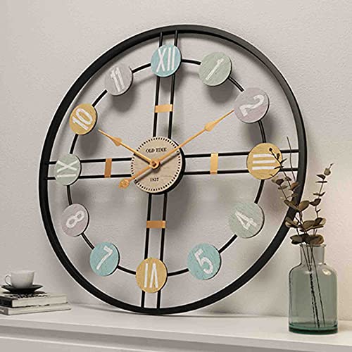 Horloge extérieure en fer forgé au design moderne et finitions premium