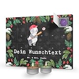 Mr. & Mrs. Panda Personalisierter Duftkerzen Adventskalender Panda Baseball spielen - Personalisierte Geschenke, Baseballverein, Geschenk, Ballsport, Baseballplatz, Match