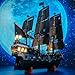 BrickBling LED Light Compatible with Lego Icons Captain Jack Sparrow's Pirate Ship, Compatible with Lego Black Pearl 10365-No Model (Classic Version Light)