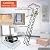 INTSUPERMAI Attic Ceiling Ladder Retractable Attic Folding Extension Ladder Loft Stairs Ladder Attic Stairs Pull Down Ceiling Mounted Folding Ladder 13 Steps Max 10.5ft Height 31.5×39.37inch Black