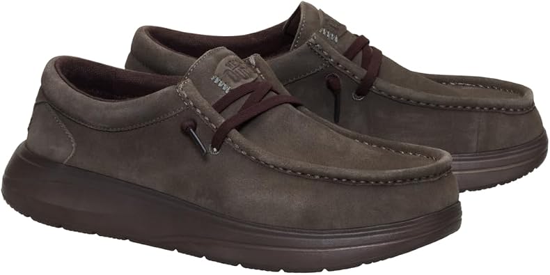HEYDUDE Mens Wally Comf Suede