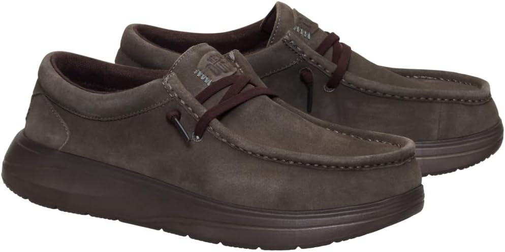 HEYDUDE Mens Wally Comf Suede