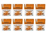 Emmy's Organics Peanut Butter Coconut Cookies, 6 oz (Pack of 8)