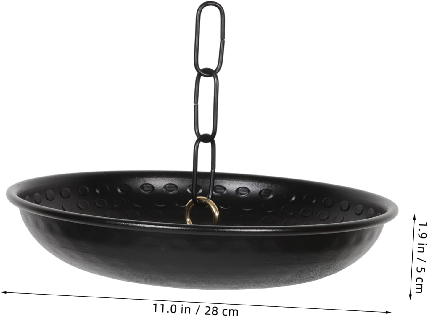 Levemolo Rain Chain Basin Tray Rain Chain Container for Roof Gutter Cup Holder for Garden Decor