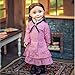 The Queen's Treasures Little House on The Prairie Authentic Laura Ingalls Red Check Dress 18 Inch Doll Clothes Outfit Sized to Be Perfectly Compatible with 18 Inch American Girl Dolls
