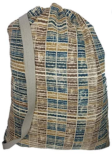 Owen Sewn Modern Khaki Canvas Laundry Bag 22