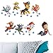 Produktbild alles-meine.de GmbH 28 TLG. Set _ Wandtattoo / Sticker -  Paw Patrol - Hunde  - inkl. Name - Wandsticker - Aufkleber für Kinderzimmer - selbstklebend + wiederverwendbar + wasse..