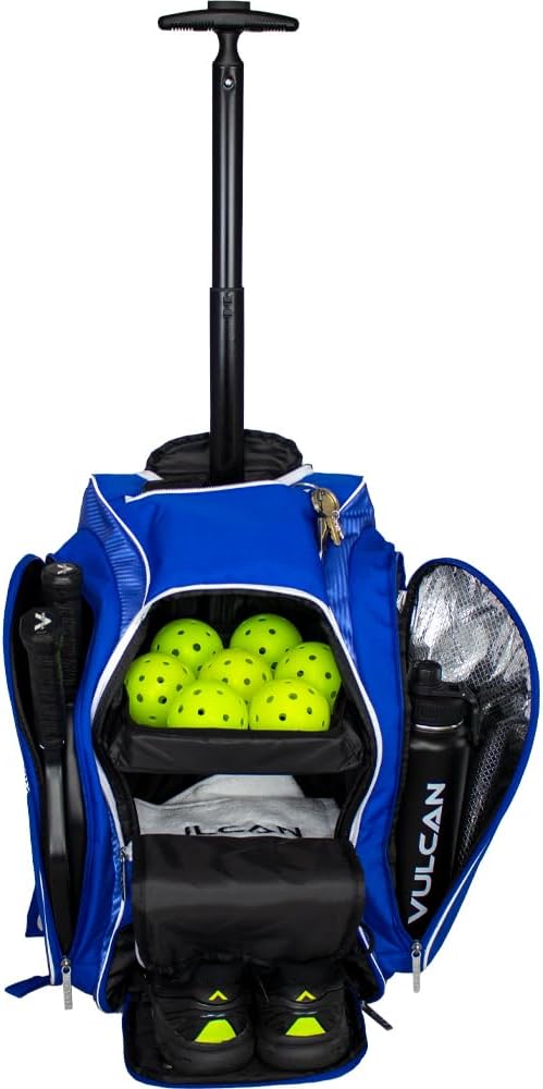 Vulcan | VMAX Pickleball Backpack | Roller Bag | Travel Friendly | Multiple Colors