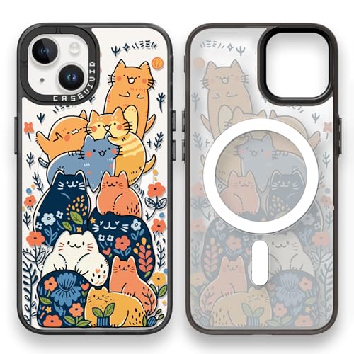 casevivid for iPhone 14 Case Aesthetic Black, Cat Party by casevivid - Used condition - US$11.84