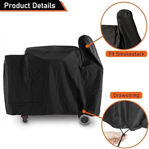 Miniatura 4 de Cubierta de parrilla para Pit Boss 1000D3, Pro Series 1150, PB1100PS1, Austin XL 1000, 1000SC2, 1000T4 para parrilla de pellets de madera,