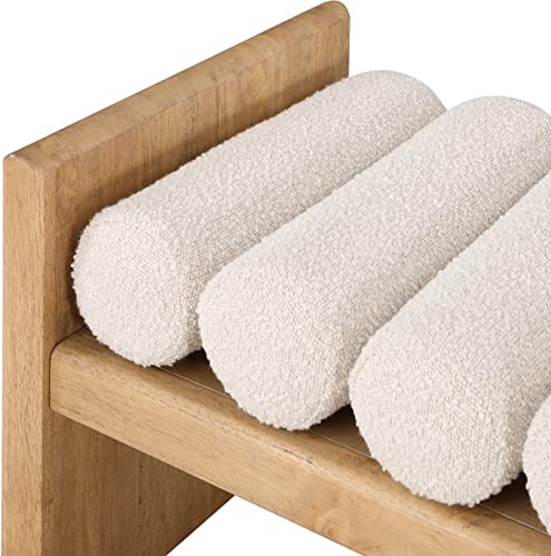 Meridian Furniture Waverly Cream Bench by Meridian Furniture - Image 4