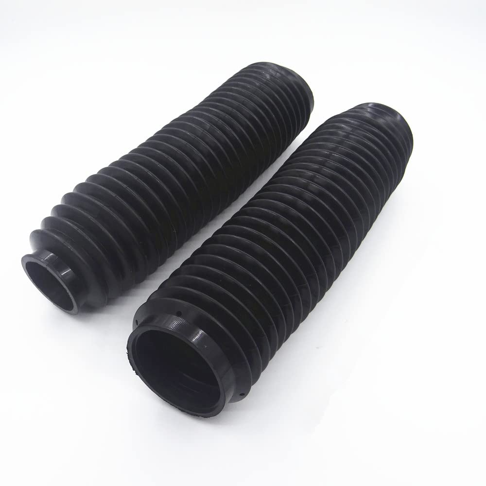 Paire de soufflet de protection en caoutchouc de fourche de moto pour XT TT 600 2KF (41x58x330MM)