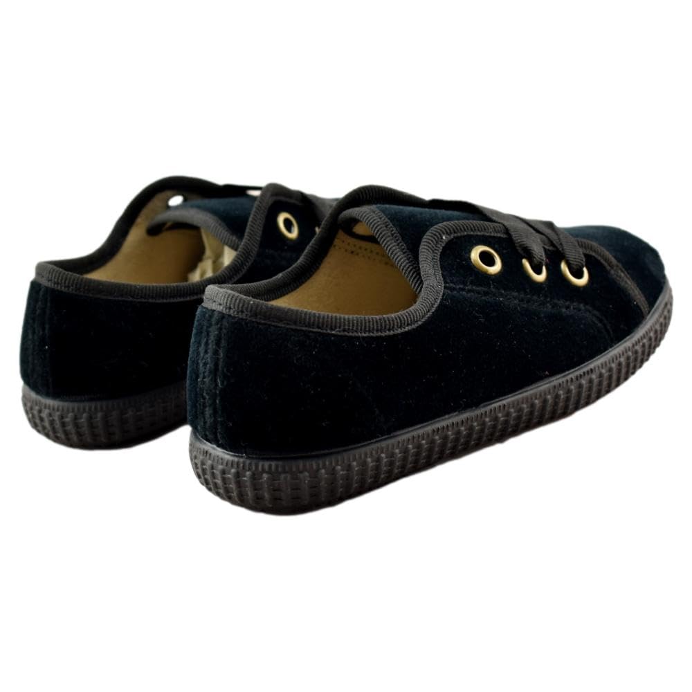 Batilas - Zapato de Terciopelo con Cierre de Cordones 458693 Terciopelo